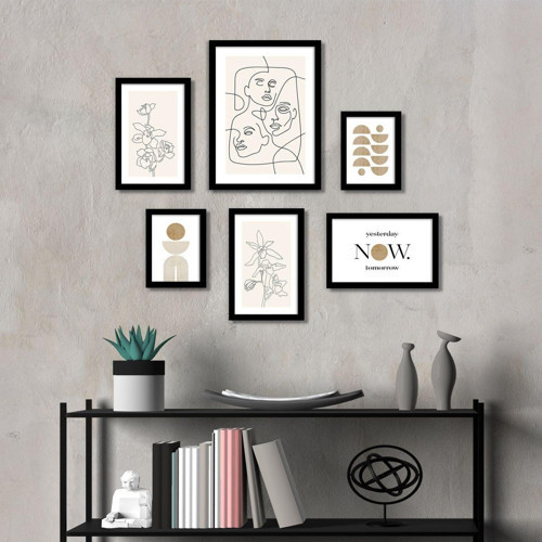Tablolife Yesterday Now Tomorrow Çerçeveli Poster Seti