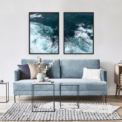 Wave Çerçeveli Poster Seti