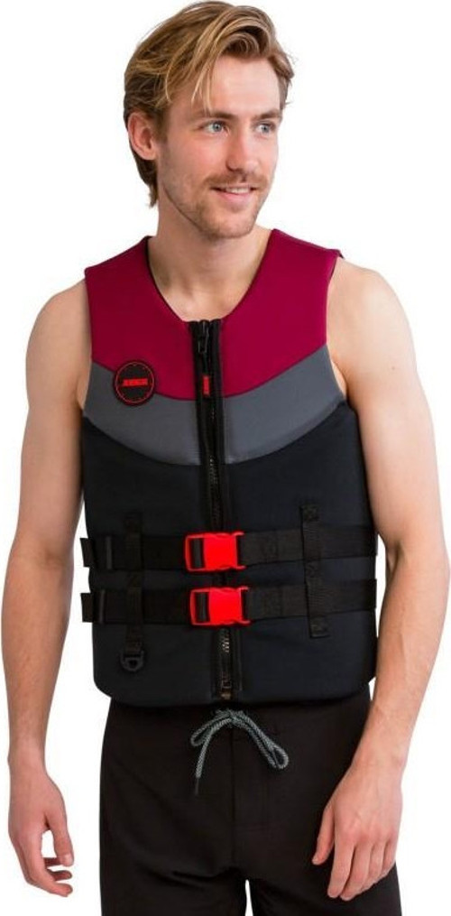 Neopren Erkek Can Yeleği Bordo 3Xl