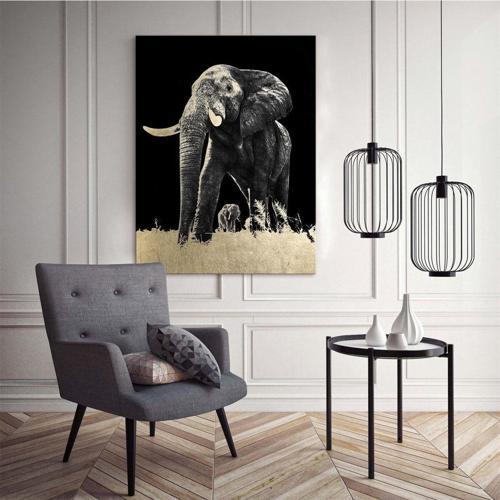 Tablolıfe Fil Serisi 4 Büyük Boy Kanvas Tablo 100 X 150