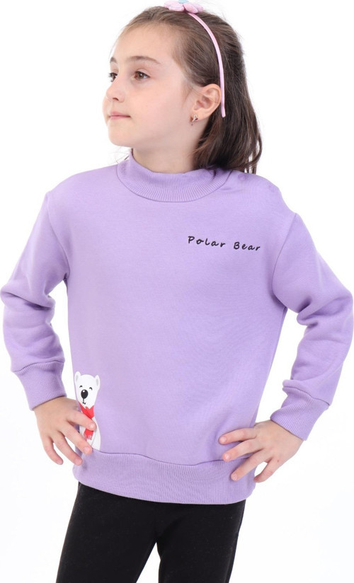 Toontoy Kız Bebek Baskılı Sweatshirt