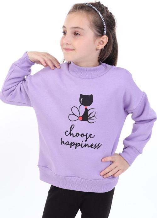 Toontoy Kız Bebek Baskılı Sweatshirt