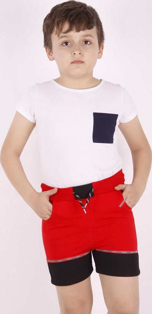 Toontoy Erkek Çocuk Sport Şeritli Garnili Şort