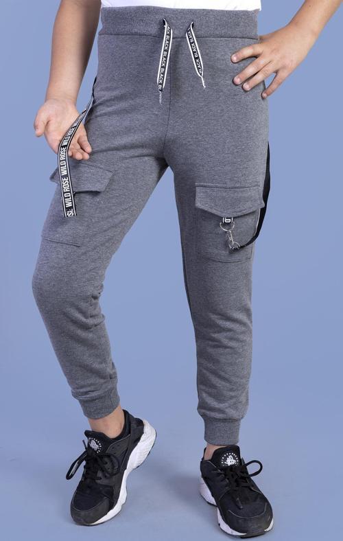 Toontoy Erkek Çocuk Kargo Cepli Jogger Eşofman Alt 