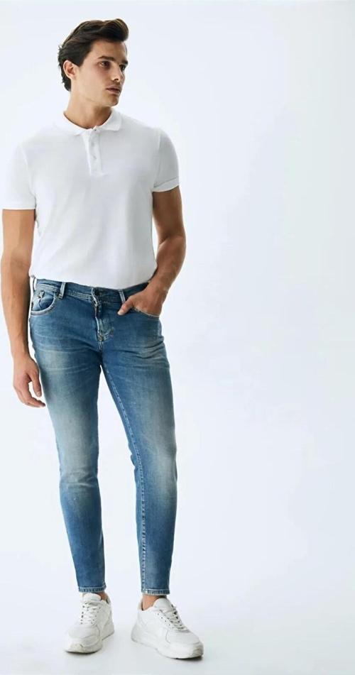 New Dıego X Leıko Wash Erkek Jean Pantolon