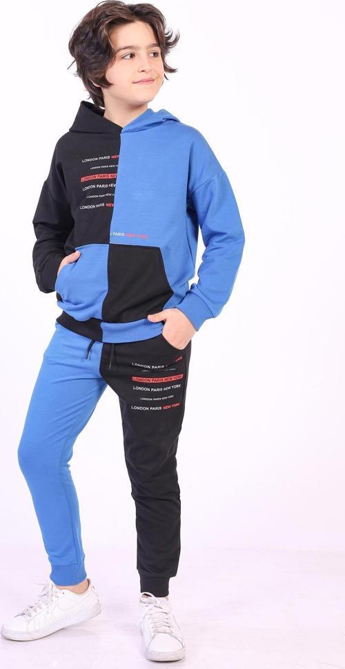 Toontoy Erkek Çocuk Kanguru Cepli Eşofman Takım