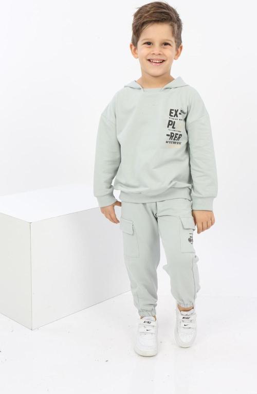 Toontoy Erkek Çocuk ExPloRer Baskılı Eşofman Takım