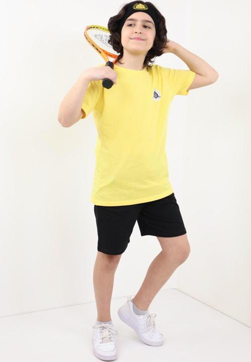 Toontoy Erkek Çocuk Baskılı Üçlü Şortlu Takım