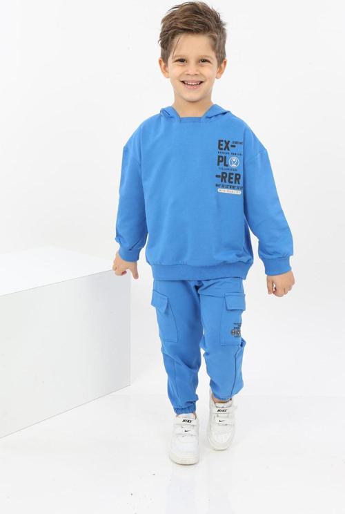 Toontoy Erkek Çocuk ExPloRer Baskılı Eşofman Takım