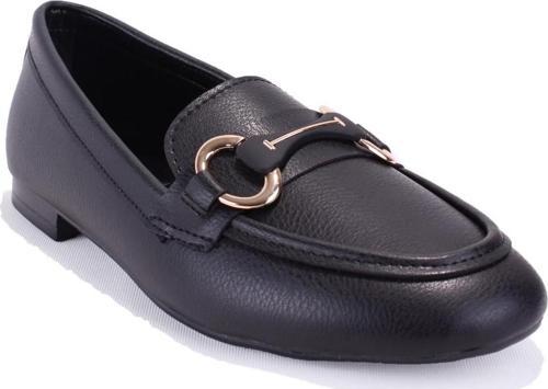 DZA07-1181129 Siyah Günlük Kadın Babet Ayakkabı