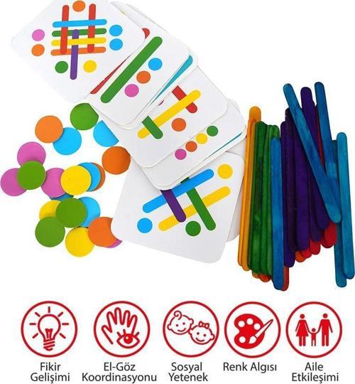 Stick Placement - Çubuk Yerleştirme Eğlenceli ve Eğitici Kutu Oyunu
