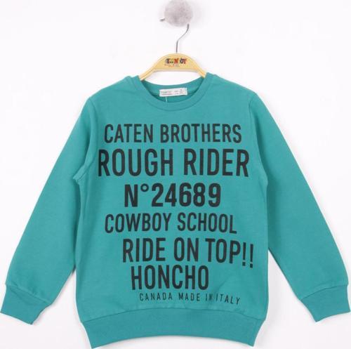 Toontoy Erkek Çocuk Yazı Baskılı Sweatshirt