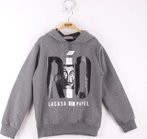 Toontoy Erkek Çocuk La Casa Baskılı Sweatshirt