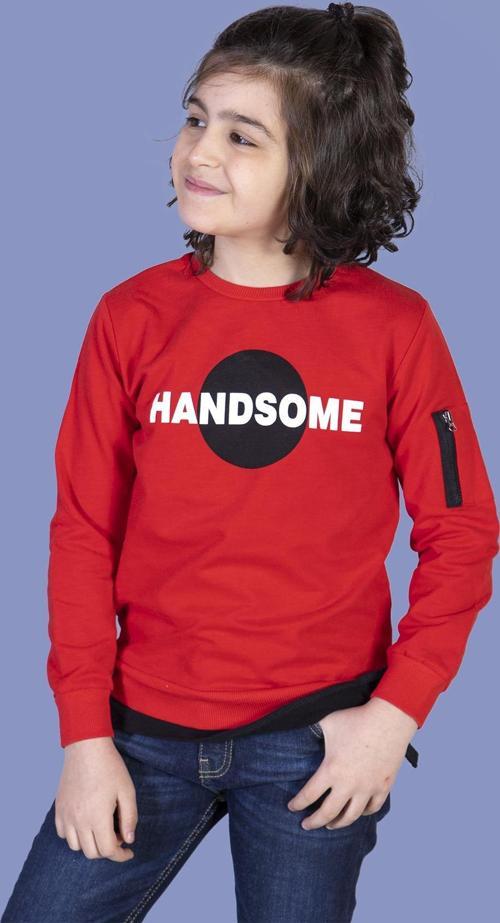 Toontoy Erkek Çocuk Handsome Baskılı Sweatshirt