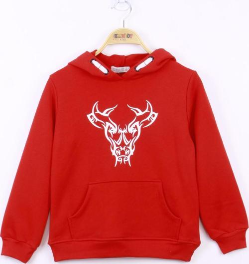 Toontoy Erkek Çocuk Boğa Baskılı Sweatshirt