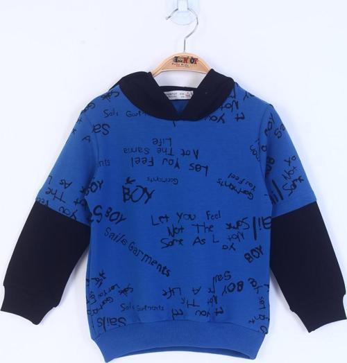 Toontoy Erkek Çocuk Yazı Baskılı Sweatshirt