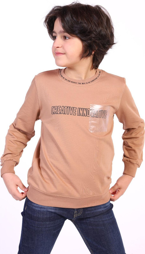Toontoy Erkek Çocuk Creatıve Innovatıve Baskılı Sweatshirt