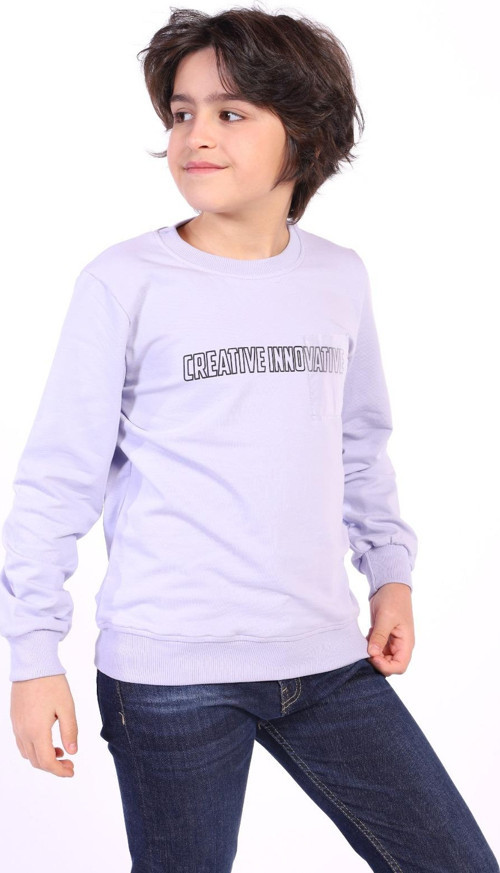 Toontoy Erkek Çocuk Creatıve Innovatıve Baskılı Sweatshirt