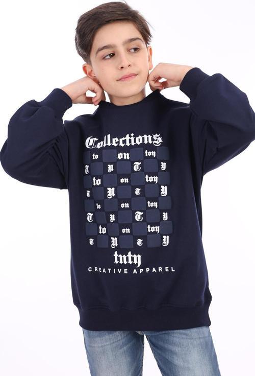 Toontoy Erkek Çocuk Baskılı Sweatshirt