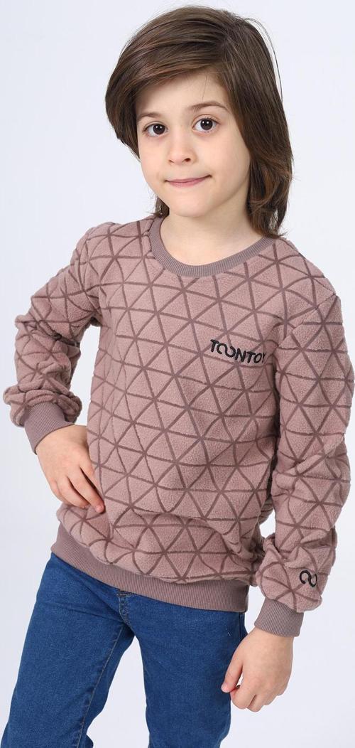 Toontoy Unisex Çocuk Nakışlı Sweatshirt