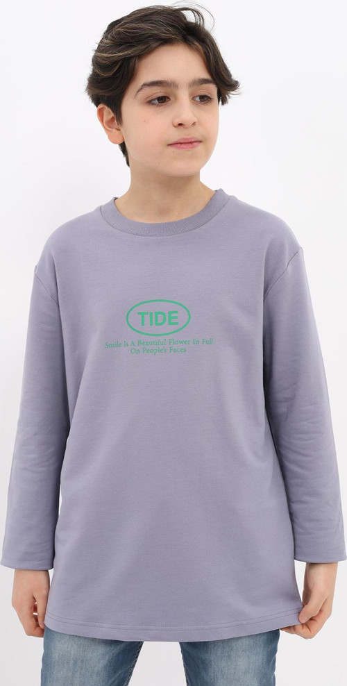 Toontoy Erkek Çocuk Baskılı Sweatshirt