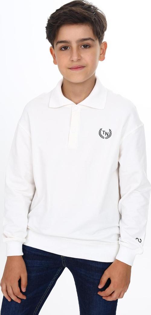 Toontoy Erkek Çocuk Polo Yaka Tnty Baskılı Sweatshirt