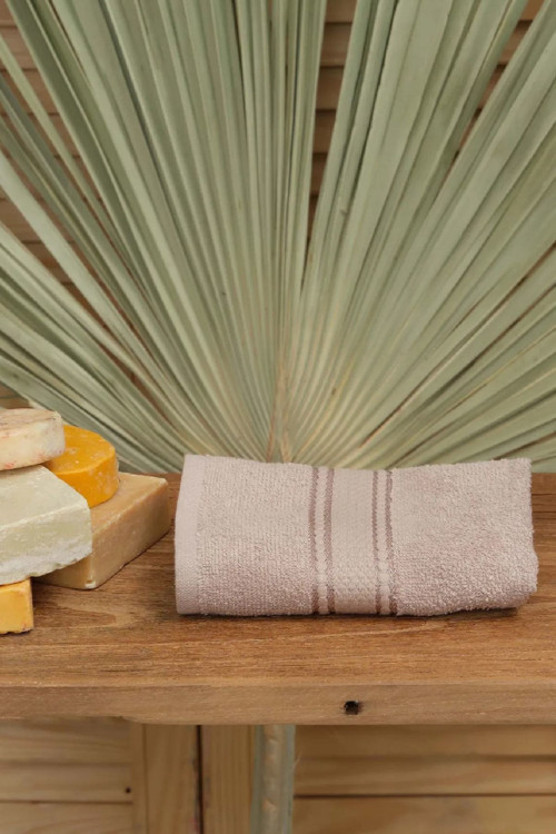 2 Adet Karaca Home Daily Soft Bej %100 Pamuk Havlu 30x50 cm