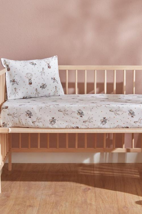 Bebek Safari Yastık Çarşaf Set