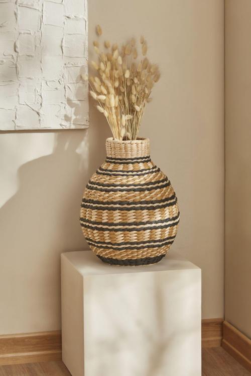 Jina Hasır Vazo 10x31x25 cm