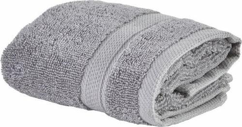 Comfort Touch Düz %100 Pamuk Havlu Gri 30x50 Cm