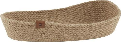 Alba Jute Oval Dekoratif Tabak 37 cm
