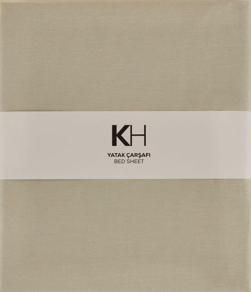  Karaca Home Basic %100 Pamuk Çift Kişilik Düz Çarşaf Adaçayı