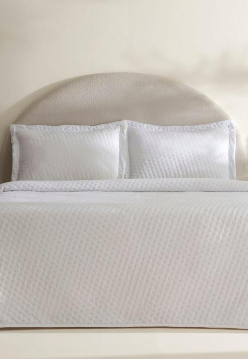 Breeze Soft Yatak Örtüsü Çift Kişilik Offwhite