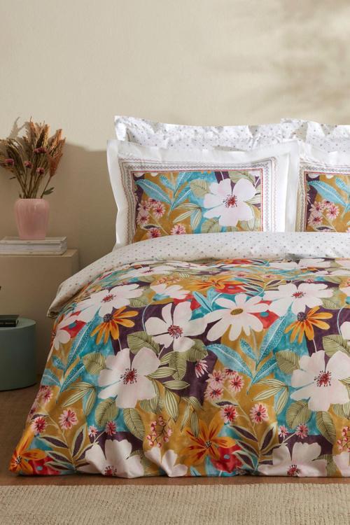 Lumire %100 Pamuk Tek Kişilik Nevresim Takımı Multicolor