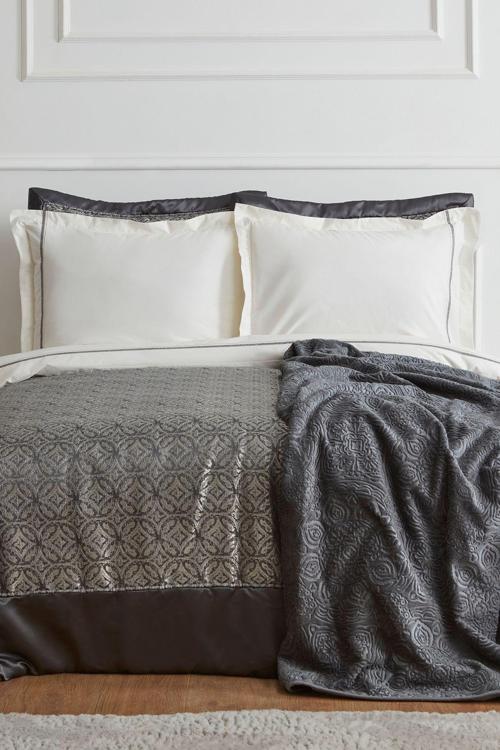 Marsha 8 Parça Çeyiz Seti Gri