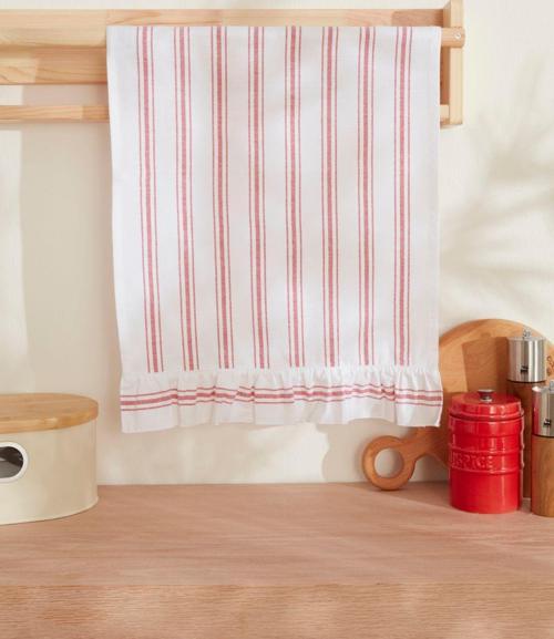 Lance Mutfak Havlusu Kırmızı