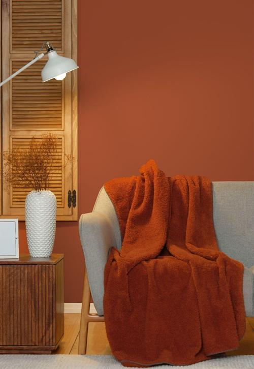 Faye Terracota Throw Battaniye 115x160 cm