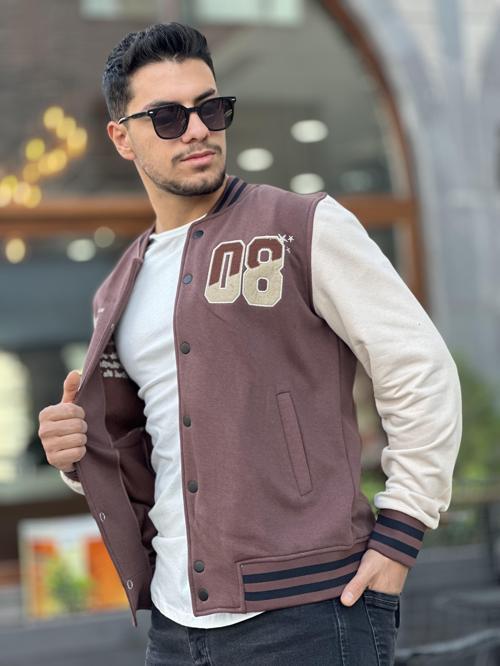 Erkek 08 Kolej Ceket Regular Fit-Bej-Kahve- 2311