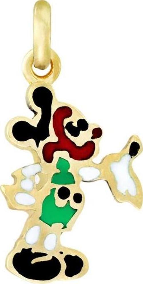 Altın Mickey Mouse Kolye Ucu