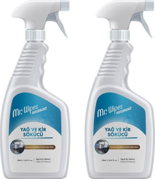 Mr. Wipes Performans Yağ ve Kir Sökücü  500 ml x 2 Adet