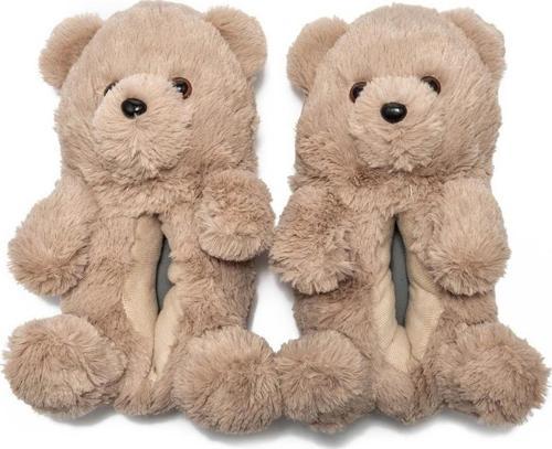 Aa0663 Z Tw Teddy Kahverengi Kadın Panduf