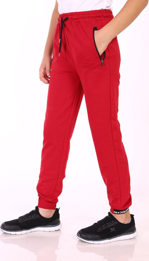 Toontoy Kız Çocuk Cepli Jogger Eşofman Alt