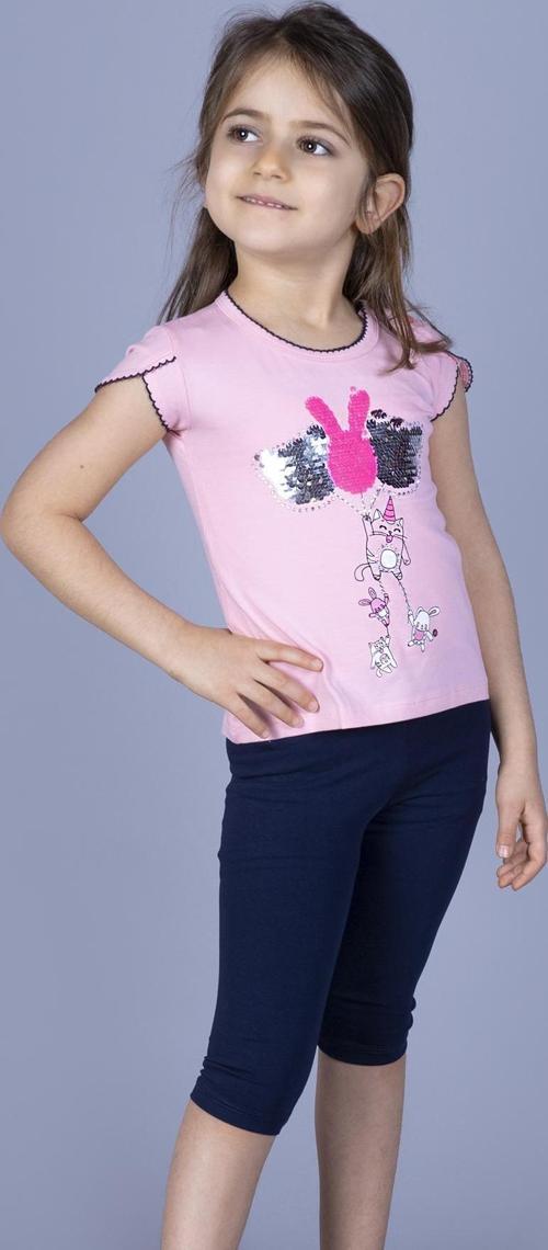 Toontoy Kız Çocuk Çevirmeli Pullu Takım