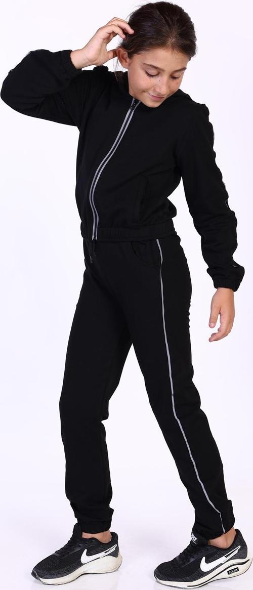 Toontoy Kız Çocuk Reflektör Detaylı Kapşonlu Eşofman Takımı