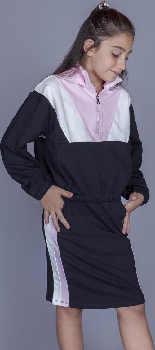 Toontoy Kız Çocuk Kapüşonlu Garni Etekli Takım