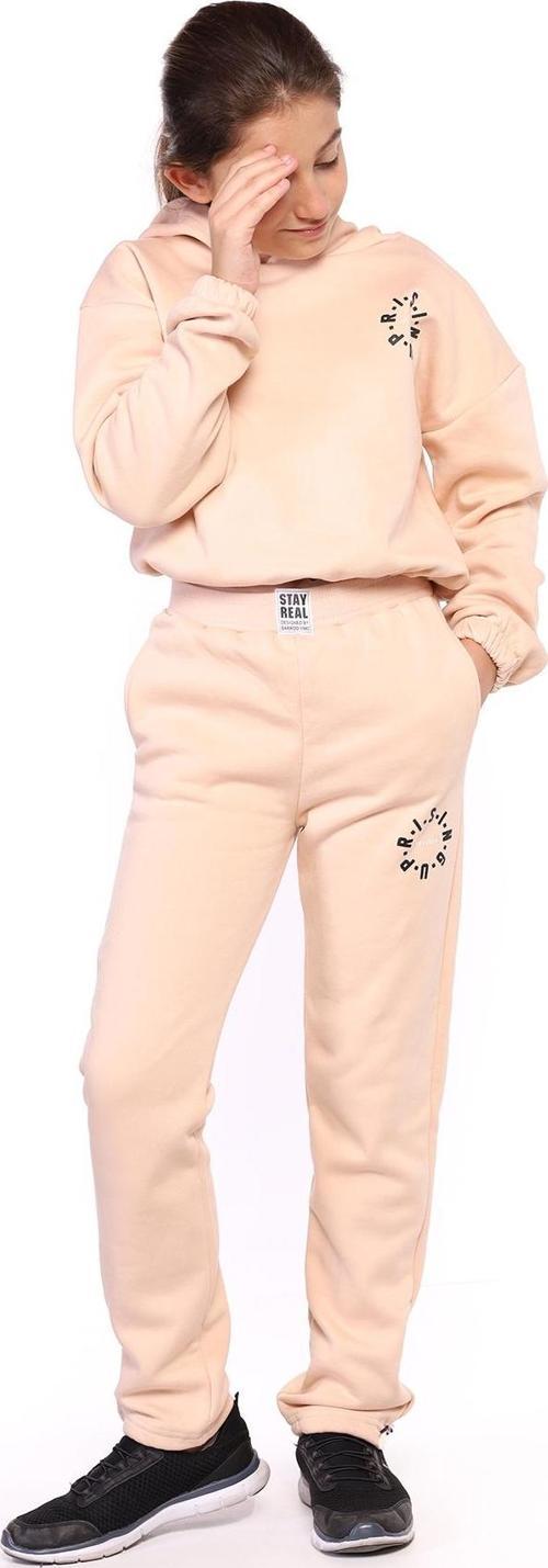 Toontoy Kız Çocuk Kapüşonlu Baskılı Crop Takım