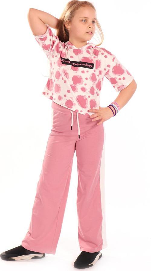 Toontoy Kız Çocuk Ön Yazı Baskılı Batikli Eşofman Takım