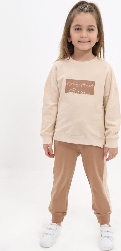 Toontoy Kız Çocuk Nakışlı Eşofman Takım