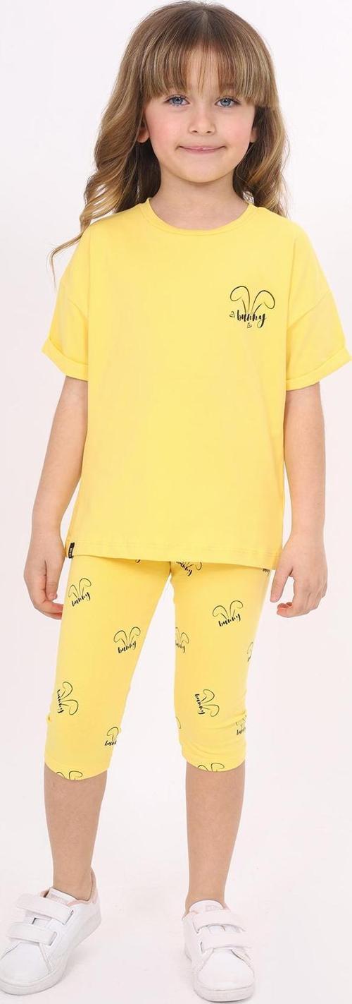 Toontoy Kız Çocuk Bunny Baskılı Kaprili Takım 