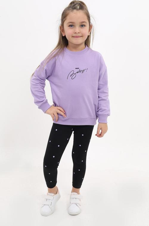 Toontoy Kız Çocuk Nakışlı Taytlı Takım